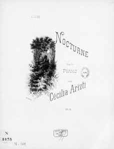 Nocturno de Cecilia Arizti. Obra para piano